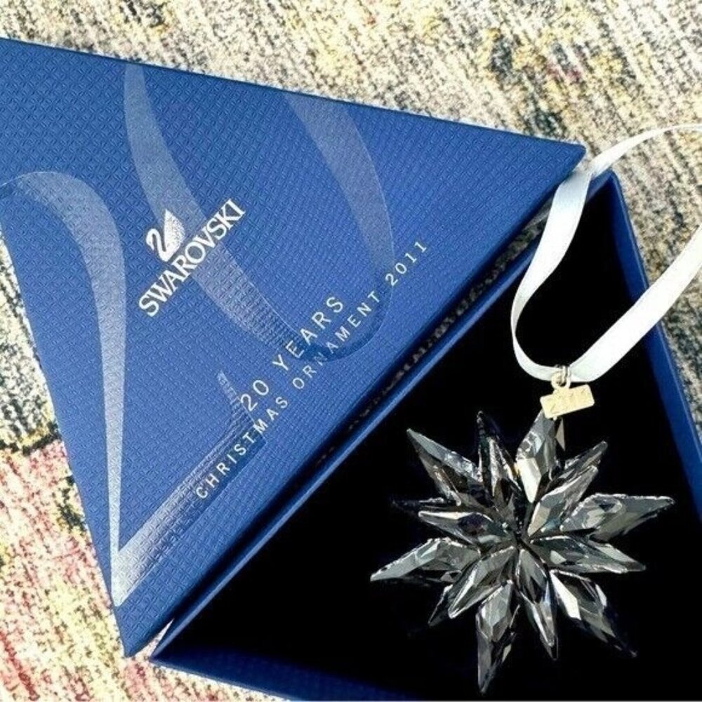 Swarovski Christmas Crystal Ornament 2011 - 20th Years Anniversary Edition